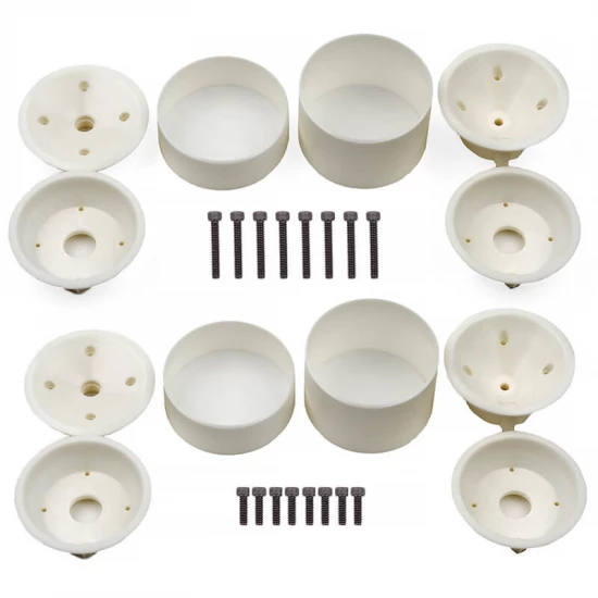 Team Associated RC10T Wide Rear And Narrow Front Wheels - (3-Piece) White