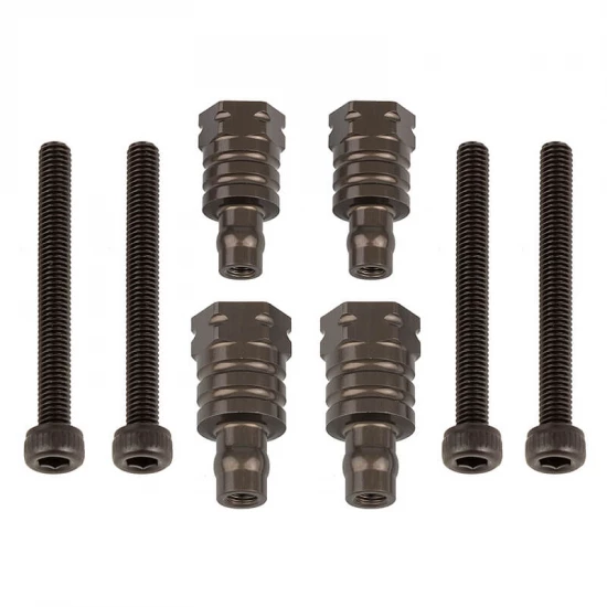 Team Associated RC8B4.1/E FT Shock Bushings 14mm/17mm Aluminium