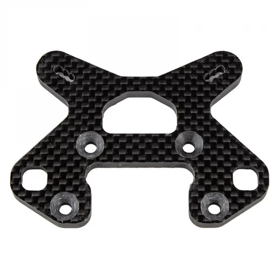 Team Associated RC8B4.1/E FT Front Shock Tower 26.5 - Carbon