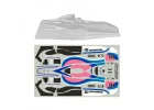 Team Associated RC10F6 Classic Body Shell Set Clear
