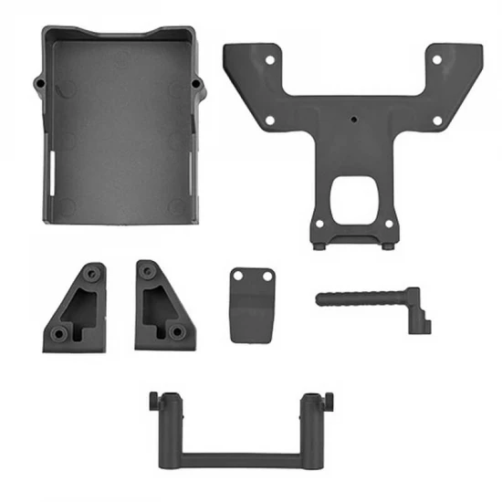 Team Associated RB10 Retro Battery Mount Set - Grey