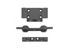 Team Associated RB10 Retro Arm Mounts/Bulkhead - Grey
