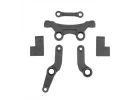 Team Associated RB10 Retro Steering Bellcrank Set - Grey