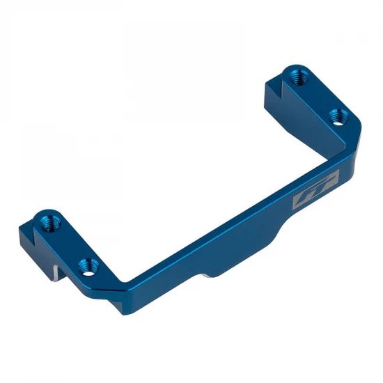 Team Associated RC10B7 FT One- Piece Servo Mount Blue Aluminium