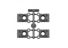 Team Associated RC10B7 Carbon FT Rear Hub Set -4mm Offset