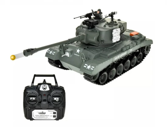 Brother RC Tank 1:18 Usa M26 Pershing Snow Leopard Green