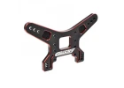 Corally Shock Tower Rear 4mm Aluminium 7075 Hard Anodised Black/Re