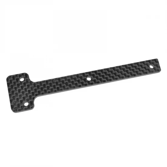 Corally Chassis Stiffener Plate Front Carbon