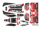 Team Corally Body Decal Sheet Syncro 4 Red 1Pc