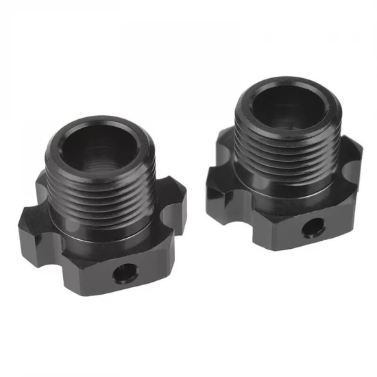 Corally Wheel Hex Adapter Xb P Ro Lightened Aluminium 7075 Black