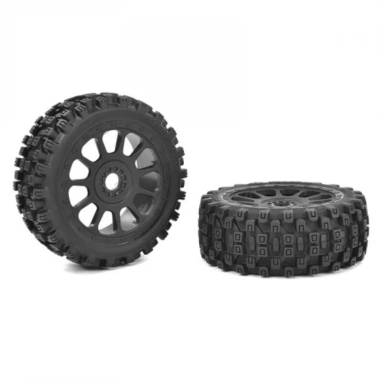 Team Corally 1:8 Buggy Tyres Scorpion Xtb Front Black Rim
