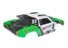 Corally Body Shiroi + Driver Interior + Roll Cage + Body Accessories - Green Cut