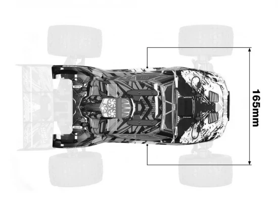 Corally Polycarbonate Body Kagama 4 Clear Cut 1 PC