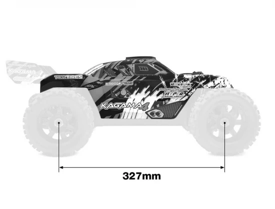 Corally Polycarbonate Body Kagama 4 Clear Cut 1 PC