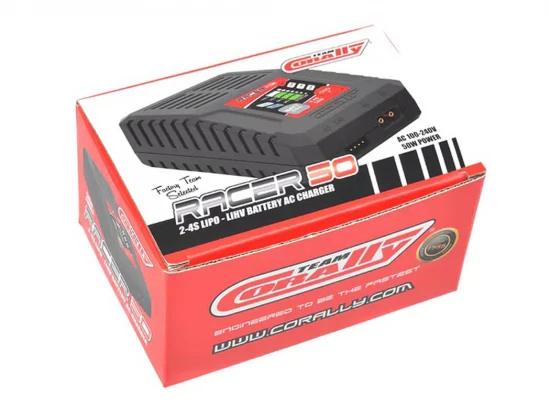 Corally Racer 50 Ac 50W 2-4S Balance Charger