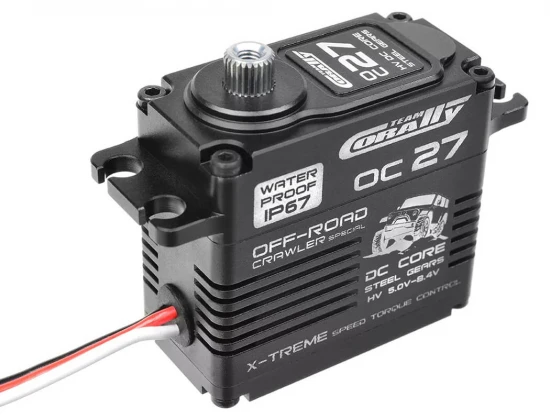 Corally Oc27 HV Digital Servo 5-8.4V Ip67 Steel Gear Alloy C