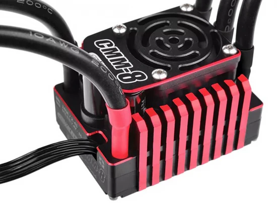 Team Corally CMM-8 Racing ESC Sensored 2-4S 240A Black/Red