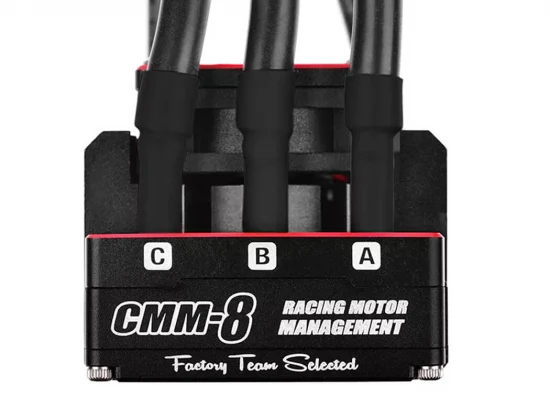 Team Corally CMM-8 Racing ESC Sensored 2-4S 240A Black/Red
