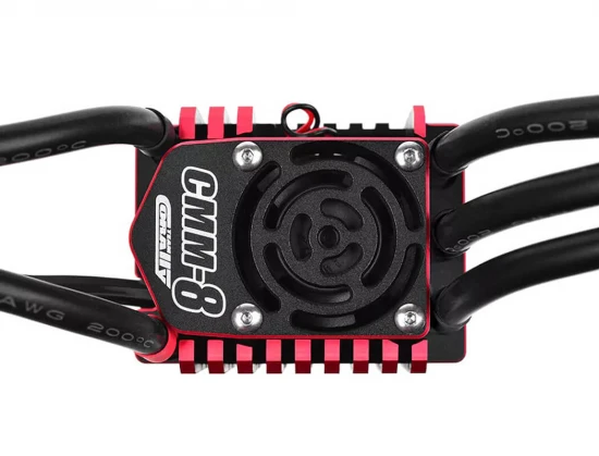 Team Corally CMM-8 Racing ESC Sensored 2-4S 240A Black/Red