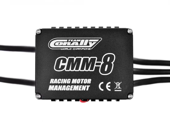 Team Corally CMM-8 Racing ESC Sensored 2-4S 240A Black/Red