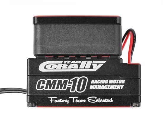 Team Corally Cmm-10 Racing ESC Sensored 2-3S 220A Black/Red