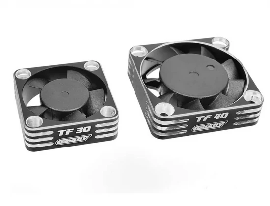 Corally Ultra High Speed Cooling Fan 40mm 6V8 - 4V Black/Silv