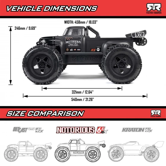 Arrma Notorious 6S V6