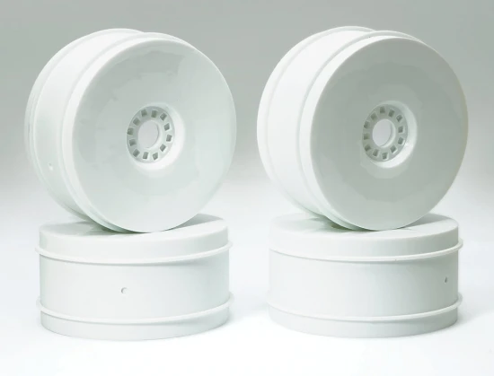 Centro 1:8 Dished Buggy Wheels Set Of 4 - White