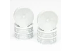 Centro 1:10 Dished Buggy Front 2WD Slim Flex Wheel - 3 Pairs (White)