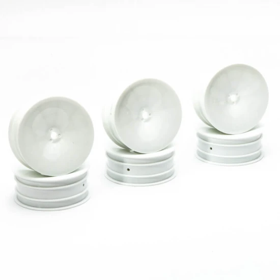 Centro 1:10 Dished Buggy Front 2WD Wide Wheel White - 3 Pairs