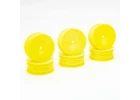 Centro 1:10 Dished Buggy Front 2WD Wide Wheel Yellow - 3 Pairs