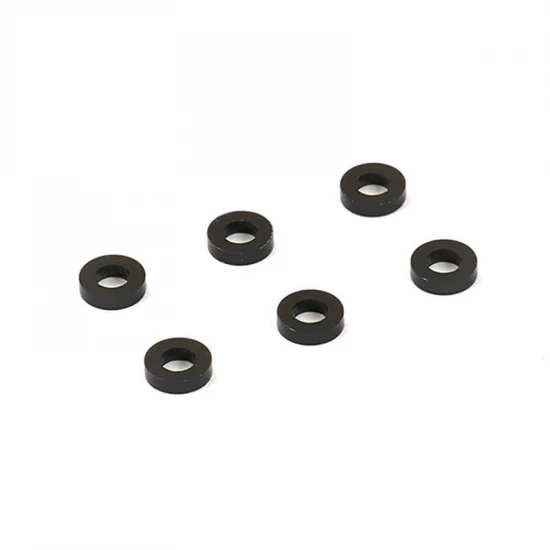 Centro Black M3 Flat Washer 5.75mm X 1.5mm (6)