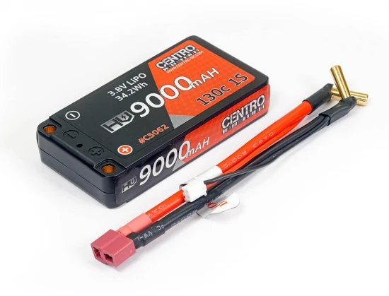 Centro 1S 9000Mah 3.8V HV 130C Shorty Hard Case Lipo Battery