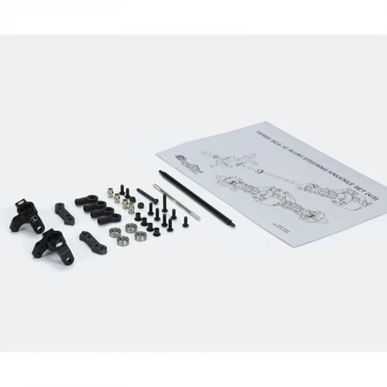 CARISMA 16465 SCA-1E Alloy & CF Steering Knuckle Set (V3)