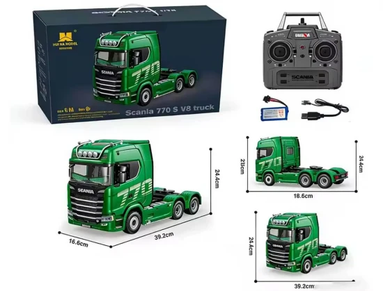 HuiNa Scania 770S RC Haulage Truck RTR - Green
