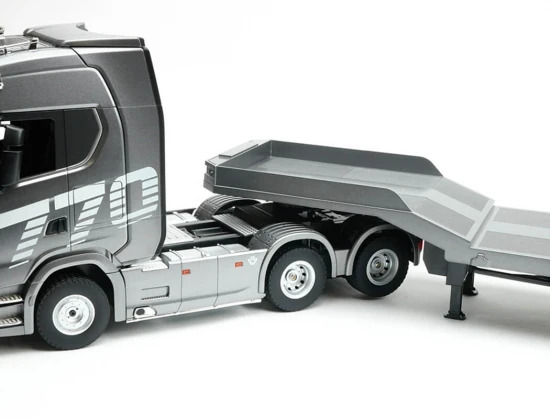 HuiNa RC Haulage Flatbed Trailer - Silver