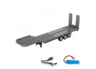 HuiNa RC Haulage Flatbed Trailer - Silver