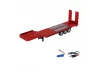 HuiNa RC Haulage Flatbed Trailer - Red
