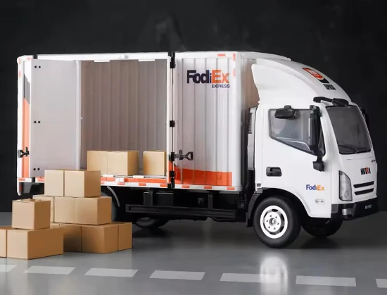 HuiNa 1:18 RC Delivery Truck
