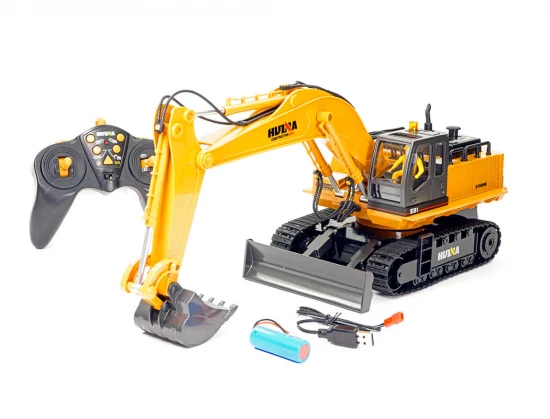 HuiNa 1:16 Scale RC Excavator 11ch Wity Die Cast Bucket