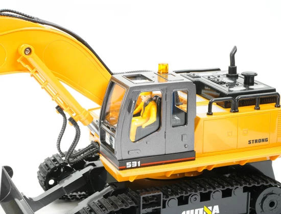HuiNa 1:16 Scale RC Excavator 11ch Wity Die Cast Bucket