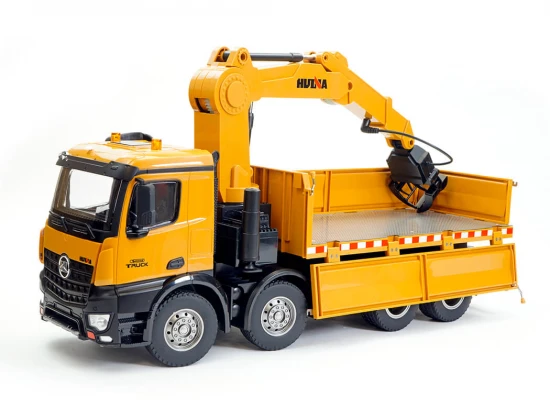 HuiNa 1:14 RC Timber Grab 8 Wheeler Dump Truck