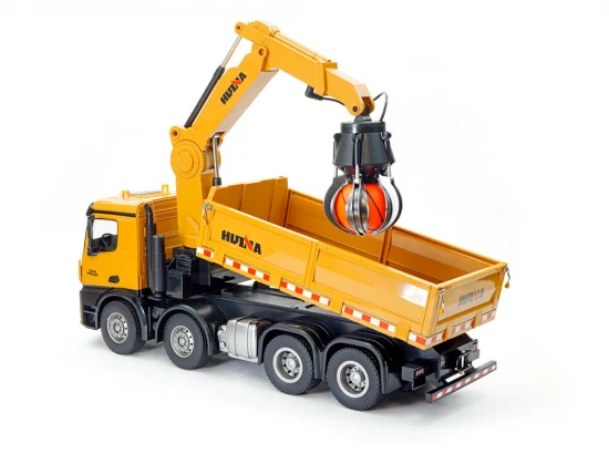 HuiNa 1:14 RC Timber Grab 8 Wheeler Dump Truck