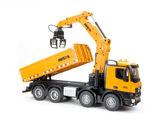 HuiNa 1:14 RC Timber Grab 8 Wheeler Dump Truck