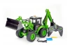 HuiNa 1:14 Backhoe Excavator Tractor - 9 Channel