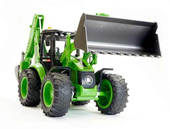 HuiNa 1:14 Backhoe Excavator Tractor - 9 Channel
