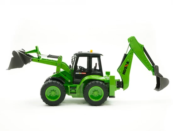 HuiNa 1:14 Backhoe Excavator Tractor - 9 Channel