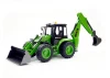 HuiNa 1:14 Backhoe Excavator Tractor - 9 Channel