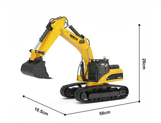 HuiNa 1:14 Full Alloy 23Ch Excavator V5.0