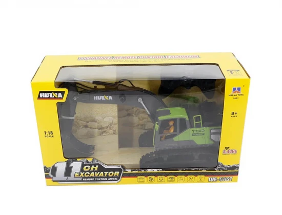 HuiNa 1661 RC Excavator - Green